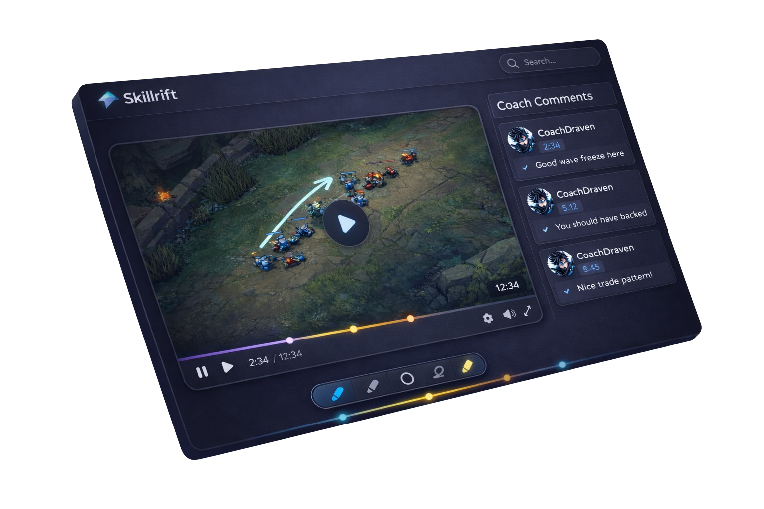 VOD Review Interface